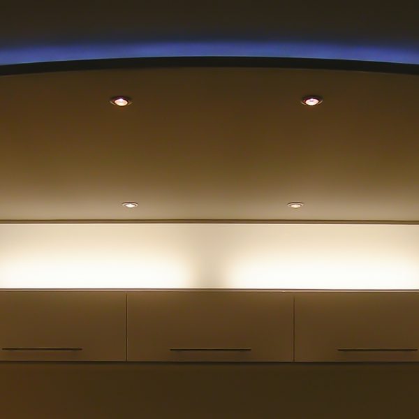 Küche mit Lichtgestaltung